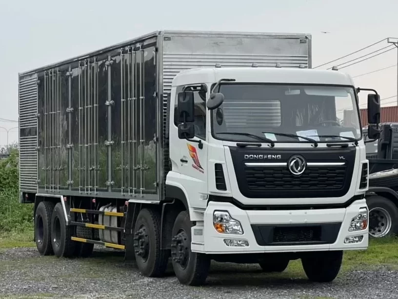 dongfeng 3 chân tải 18 tấn thùng kín