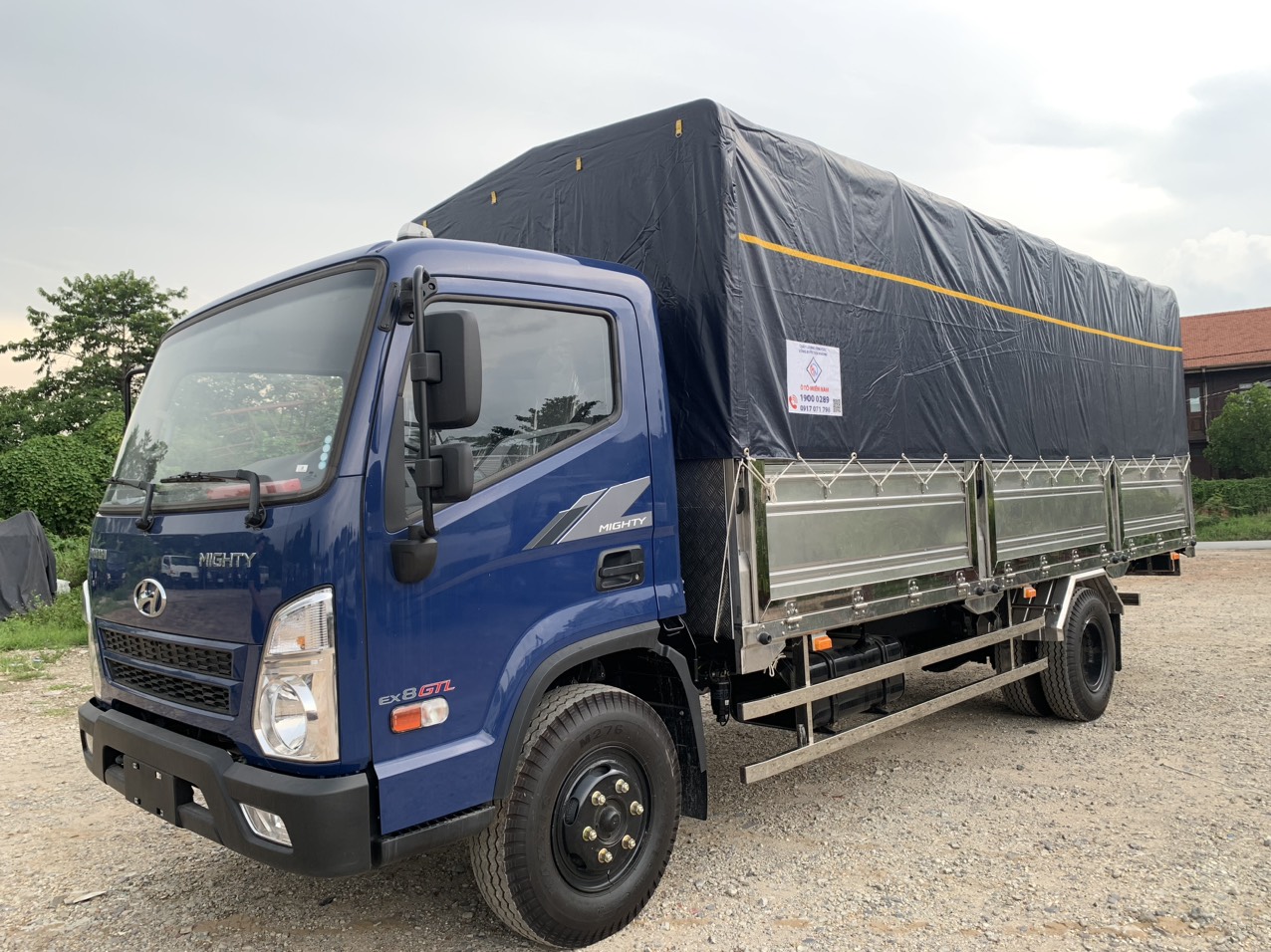 hyundai ex8l/gtl thùng bạt