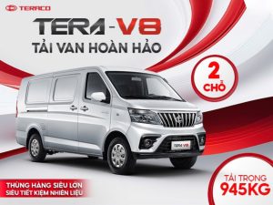 xe van 2 chỗ tera v8 945kg